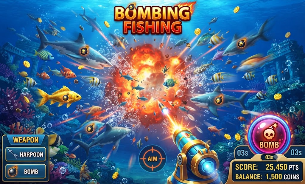 Bombing Fishing on JILIAPP J777