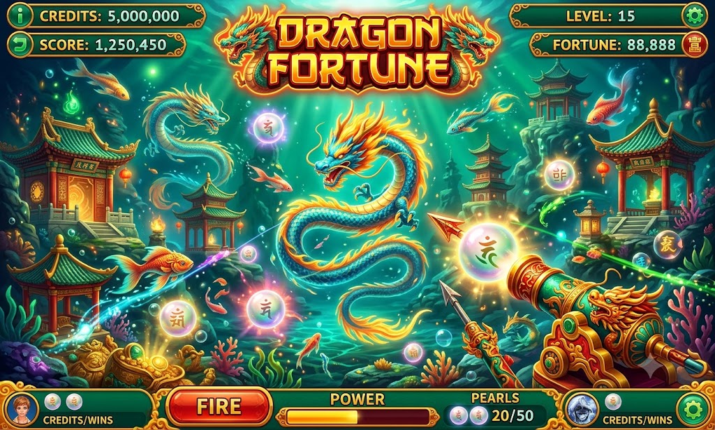 Dragon Fortune Fishing on JILIAPP J777