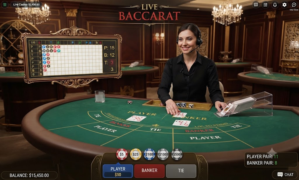 Live Baccarat on JILIAPP J777