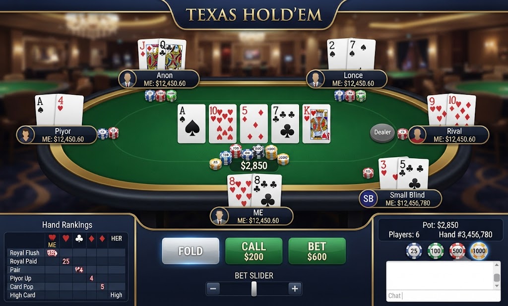 Texas Holdem Poker on JILIAPP J777